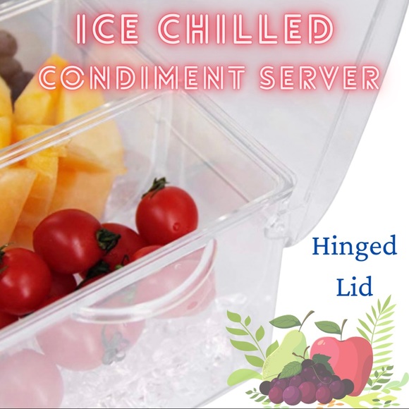 Ice Chilled Condiment Server, Inc. Spoons & Tongs - Picture 5 of 6